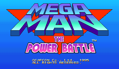 Mega Man: The Power Battle (CPS2, USA 951006, SAMPLE Version)