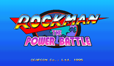 Rockman: The Power Battle (CPS2, Japan 950922)