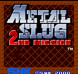 Metal Slug - 2nd Mission