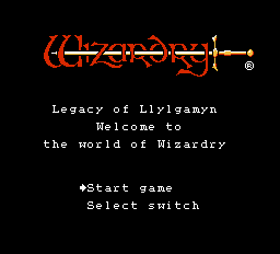 Wizardry - Legacy of Llylgamyn