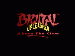 Brutal Unleashed - Above the Claw (32X)