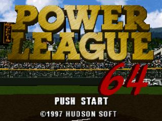 Power League Baseball 64