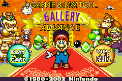 Game & Watch Gallery Advance